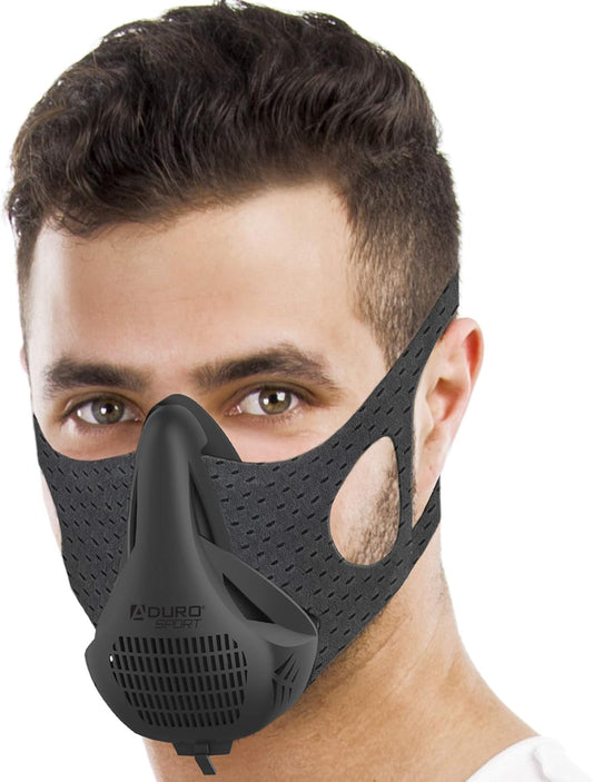 Aduro Sport High Altitude Training Mask for Cardio Training Running Breathing Exercise for Men and Women